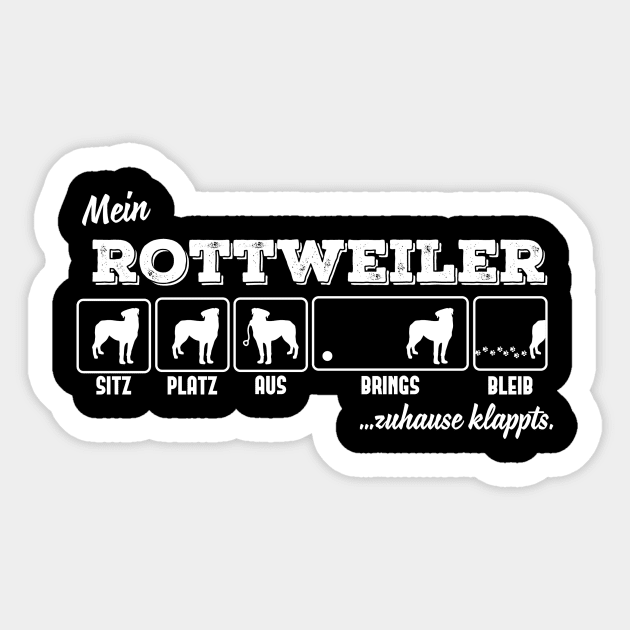 Rottweiler Sticker by nektarinchen